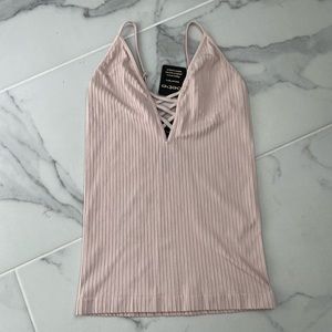 NWT Light pink tank top Size Small